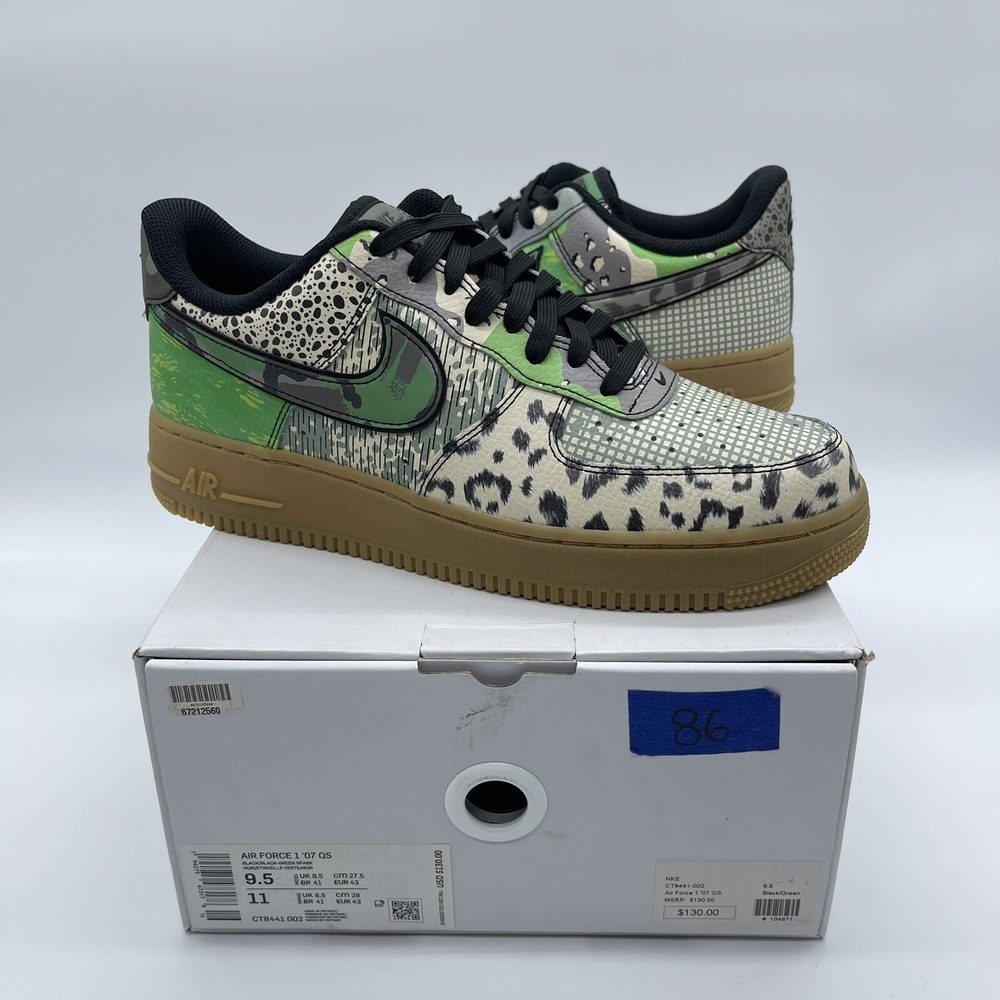 Nike Air Force 1 '07 Low QS 'City of Dreams' Men's Size‎ 9.5 CT8441-002 Sneakers